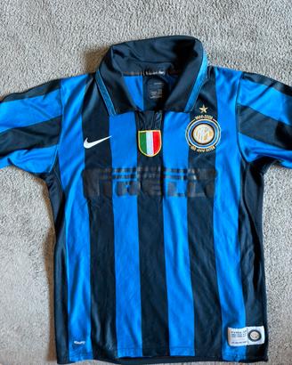 Maglia calcio inter centenario tg s