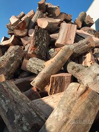 Legna da ardere sfusa e in bancale