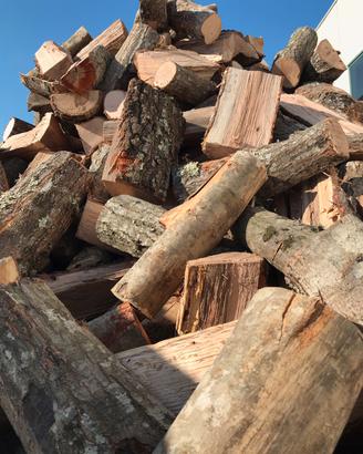 Legna da ardere sfusa e in bancale