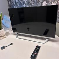 Smart tv saba 32” pollici +google chromcast