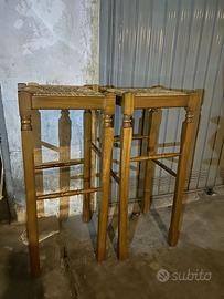 Sgabelli alti in legno