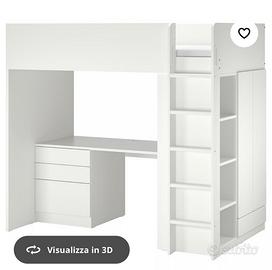 Due letti a soppalco Ikea SMÅS