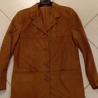 giacca finto camoscio donna