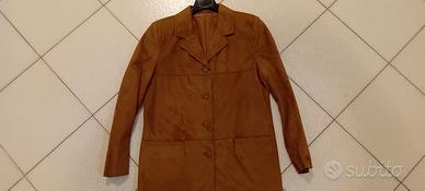 giacca finto camoscio donna