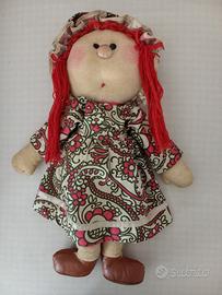 Bambola Pigotta Vintage Cm.45 