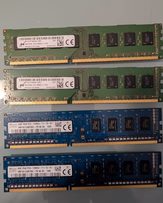 24 GB RAM DDR3 2x8 +2x4 1600MHz