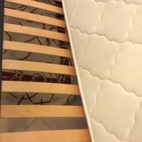 Rete singola a doghe più materasso 