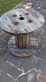  bobina per cavi vuota da fare un tavolino .