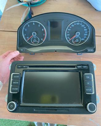 Autoradio e tachimetro Volkswagen 2010-2015