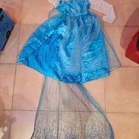 Vestito Elsa bambina 8/10 anni