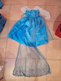 Vestito Elsa bambina 8/10 anni