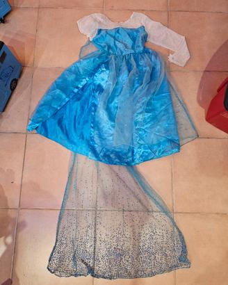 Vestito Elsa bambina 8/10 anni