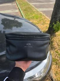 Tracolla Uomo Armani Exchange A|X Nero originale
