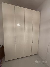 Armadio camera bianco laccato