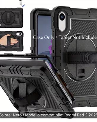 Cover antiurto per Redmi Pad 2 (modello 2025)
