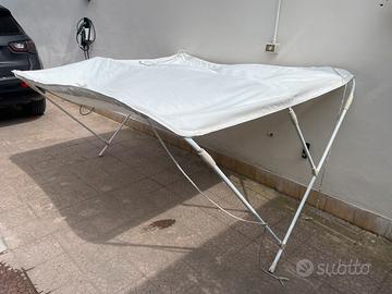 Tendalino barca gommone