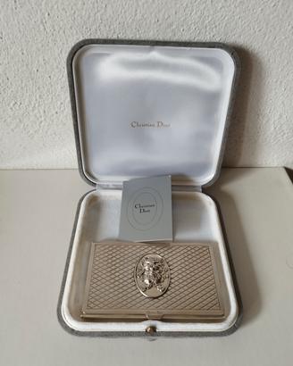 Porta biglietti da visita  argento Christian Dior