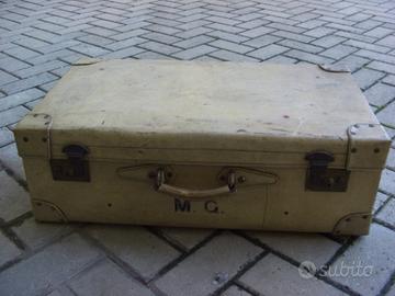 Valigia originale inglese anni '20 in pelle di per