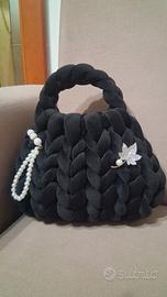 Borsa marshmallow nera 