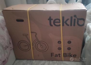 Fat bike Teklio nuova nella scatola originale 