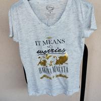 T-shirt Disney Hakuna Matata Il Re Leone Taglia S