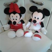 Topolino e Minnie peluches