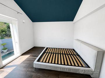Letto matrimoniale con struttura sforedabile