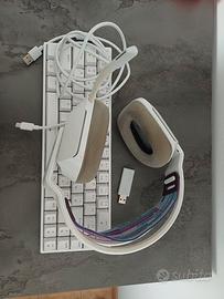 cuffie logitech g733 e tastiera da gaming 