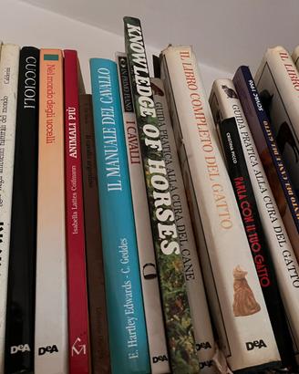 Libri su animali vari come da foto