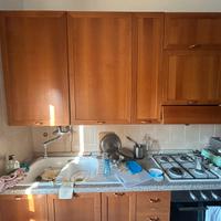Cucina copat anni ‘80 legno massello noce