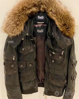 Giubbotto D&G in vera pelle