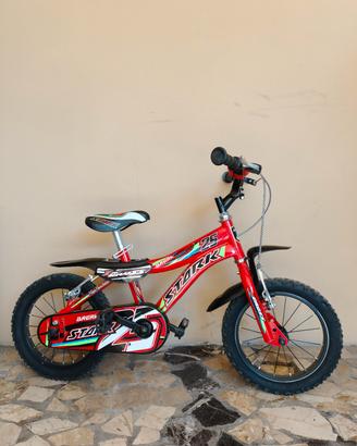 Bici bambino Brera Stark 14” 4-6 anni con rotelle