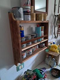 Piattaia o porta oggetti in generale in legno mass