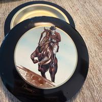 Scatola/posacenere anni 50 in metallo