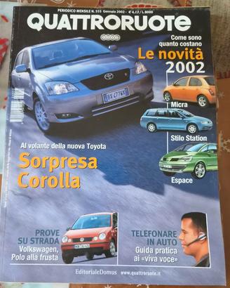 riviste QUATTRORUOTE 2002
