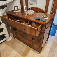 Settimino + comodini in arte povera