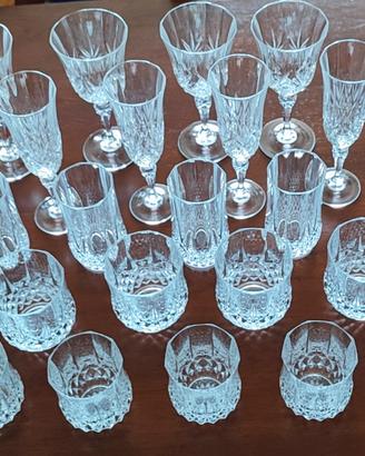 Set 20 bicchieri Crystal d'Arques cristallo