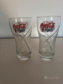 Bicchieri vintage coca cola