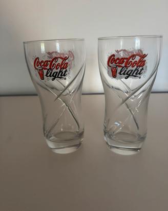 Bicchieri vintage coca cola
