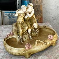 Scultura amanti  in porcellana