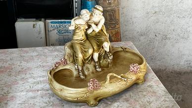 Scultura amanti  in porcellana