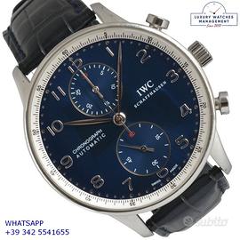IWC Portuguese IW371432 Laureus chronograph blue