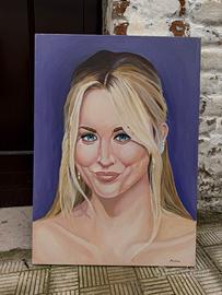 Dipinto ritratto donna