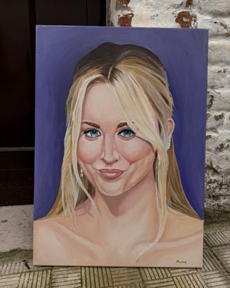 Dipinto ritratto donna