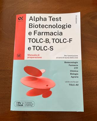 Alpha Test Biotecnologie e Farmacia TOLC- B, F e S