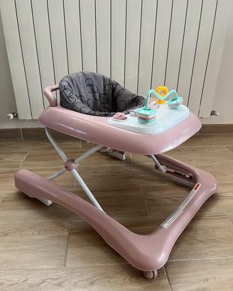 Girello bambina Costway rosa