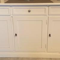 credenza bianca