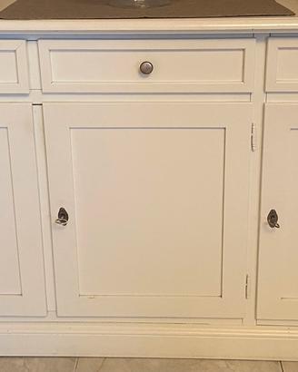 credenza bianca