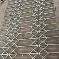 Inferiata a soffietto h. 1500mm e larghezza 2500mm