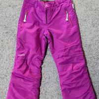 Pantaloni sci/snowboard bambina 10 anni (140 cm)